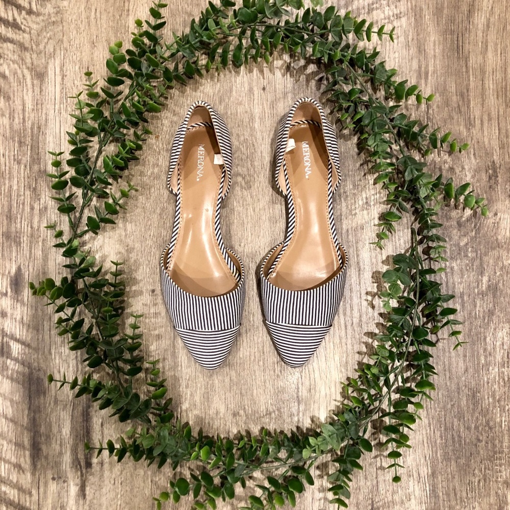 3/$20 Striped flats